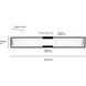 Teylor LED 32 inch Matte Black Vanity Light Bar Wall Light